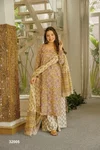 Lucaya Vol 32 By Lucaya Cambric Cotton Kurti Farsi Salwar With Dupatta
